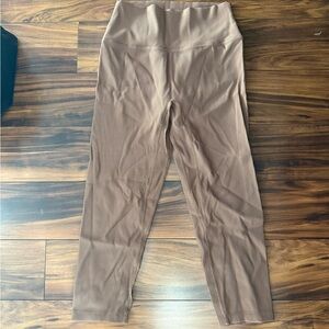 Born Primitive crop Tan Ribbed Leggings